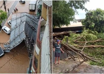 Temporal causa estragos em diversos pontos de Itaperuna