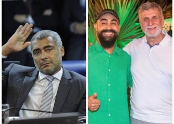 ​Senador Romário na campanha de Armando Carneiro para a Prefeitura de Quissamã