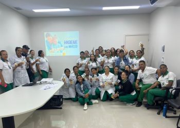 Higienização das mãos vira tema de dinâmica educativa na Policlínica de Posse