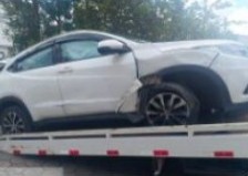 Perseguição na BR-101 termina com mulher detida e carro com placa suspeita recuperado
