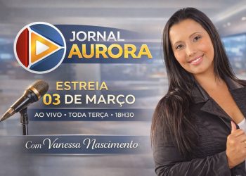 VANESSA ESTREIA JORNAL