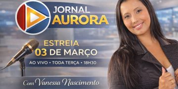 VANESSA ESTREIA JORNAL