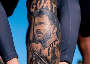 Zagueiro Coritiba Tatuagem Messi