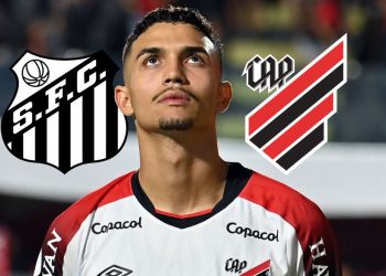 Santos Athletico Tempo Real Arthur Dias