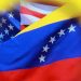 Bandeira Americana E Venezuelana01